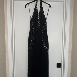 Elie Saab Long Black Dress Size 38